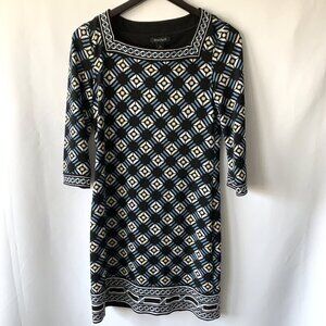 White House Black Market Women's 3/4 Sleeve Drift Midi Dress Size XS